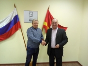 Награждение Е.В.Филонина за общественную работу