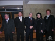 Вице-Губернатор  В.И.Буравлёв,Губернатор Новосибирской области В.А.Толоконский,Министр здравоохранения  М.Г..Москвичёва, Министр промышленности В.А.Елистратов и И.Н.Лашманов в Новосибирске