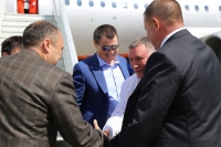 Встречаем Президента МАИБ М.Кабаева. июль 2017 г.