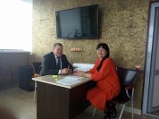 Обсуждение текущих вопросов с "Предпринимателем года" г.Челябинска З.В.Тетеревой