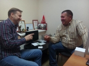 Обсуждение нового интернт-проекта в штаб-квартире Движения.