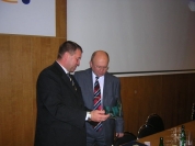 И.Лашманов с космонавтом из Чехии В.Ремеком