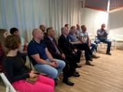 Заседание Дискуссионного клуба о создании "деловых пространств" в ЖК "Ньютон"