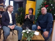  С руководителем компании "ЦВЕТОПТТОРГ" В.Соколовой.