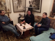 Встреча в художественной мастерской скульптора А.Старцева